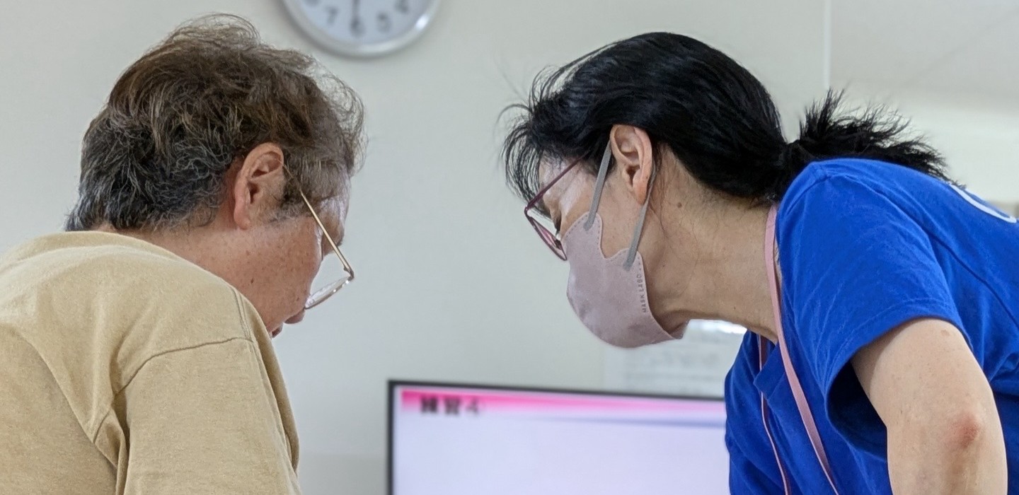 #slidecaption2 分からないことはその場で解決